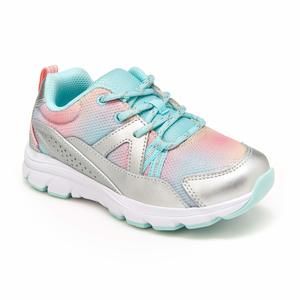 Stride Rite Made2Play Journey Adaptable Athletic Sneaker, Silver/Multi, 1.5 Wide